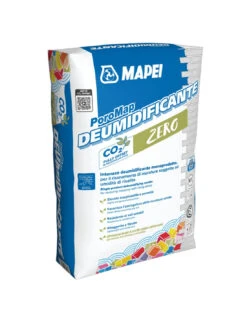 MAPEI POROMAP MONOPRODOTTO KG.20 Intonaco Deumidificante Monoprodotto Per Murature