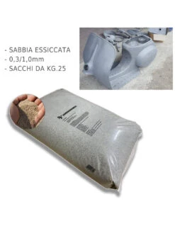 Sabbia 0.3-1.00 Mm Sacchi Da 25 Kg Per Sabbiare Legno Ferro Vespa Massetti Malte Betonelle -Vendite Masterbrico mapei sabbia di quarzo 12 mm kg 25 1 2