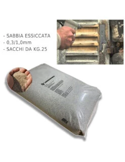 Sabbia 0.3-1.00 Mm Sacchi Da 25 Kg Per Sabbiare Legno Ferro Vespa Massetti Malte Betonelle -Vendite Masterbrico mapei sabbia di quarzo 12 mm kg 25 1 7