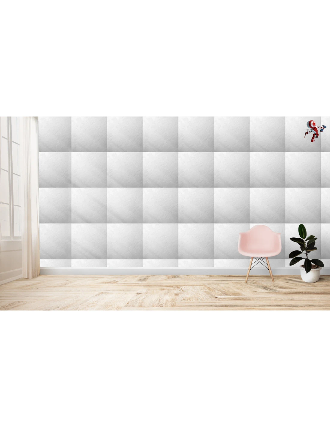 Pannello In Polistirolo Per Pareti E Soffitti 50x50 Zagreb Ape (10mq) Spessore 9 Mm. 8 Pannello In Polistirolo Per Pareti E Soffitti 50x50 Zagreb Ape (10mq) Spessore 9 Mm. - immagine 6