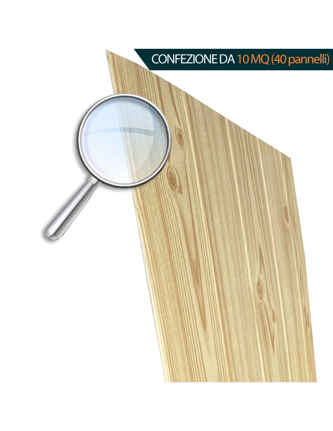 Pannello In Polistirolo Finto Legno Per Pareti E Soffitti 50x50 Athen Pino (10mq) Spessore 4mm 4 Pannello In Polistirolo Finto Legno Per Pareti E Soffitti 50x50 Athen Pino (10mq) Spessore 4mm - immagine 2