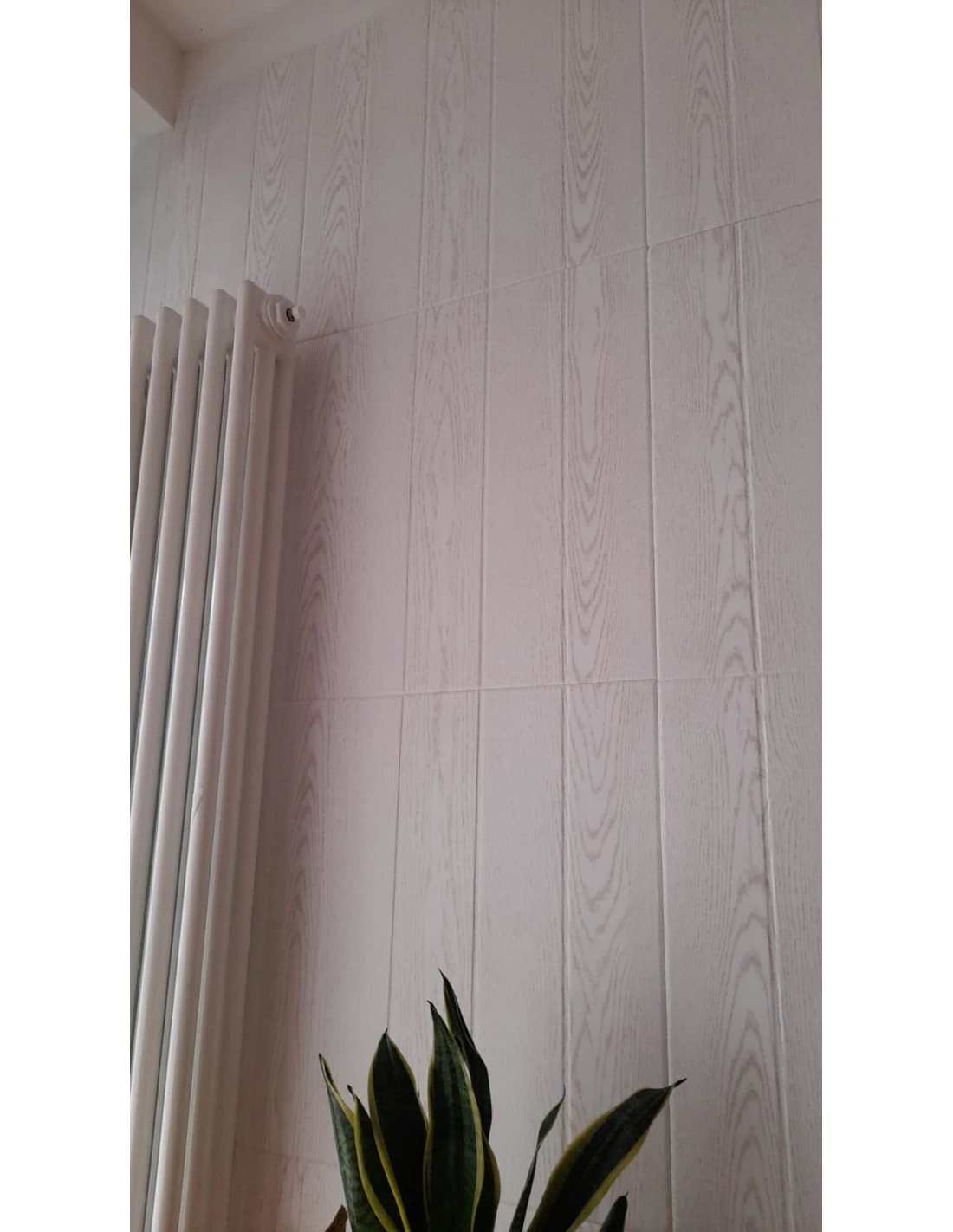 Pannello In Polistirolo Finto Legno Per Pareti E Soffitti 50x50 Athen Bianco (10mq) Spessore 4mm 9 Pannello In Polistirolo Finto Legno Per Pareti E Soffitti 50x50 Athen Bianco (10mq) Spessore 4mm - immagine 7