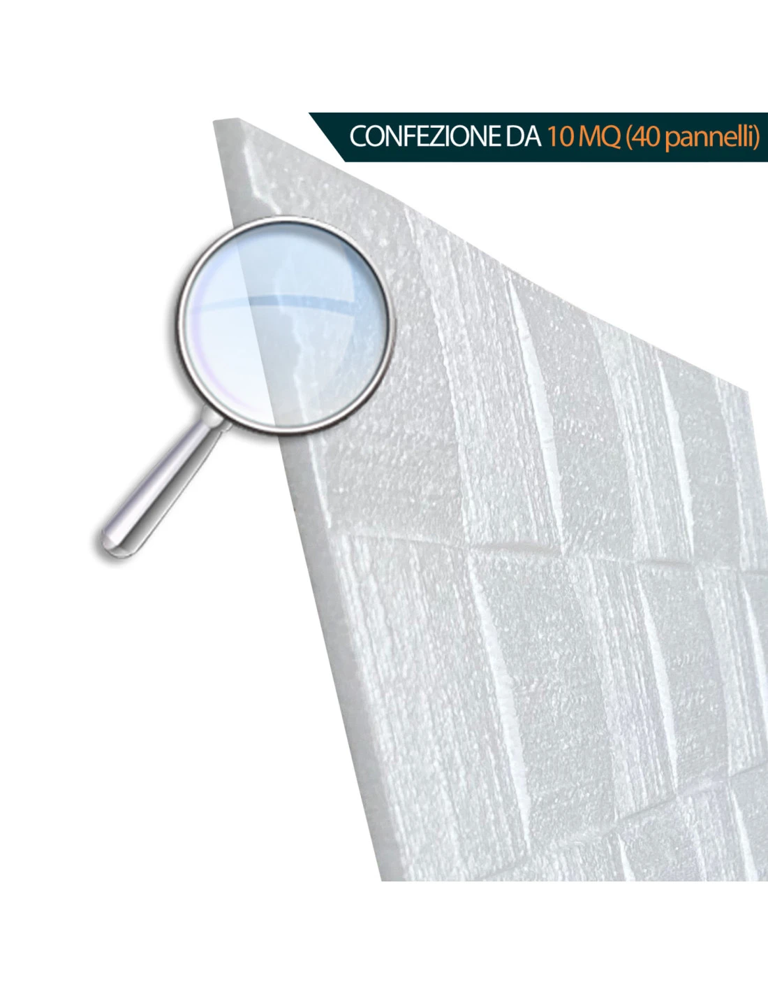 Pannello In Polistirolo Per Pareti E Soffitti 50x50 Dublin (10mq) Spessore 9 Mm. 4 Pannello In Polistirolo Per Pareti E Soffitti 50x50 Dublin (10mq) Spessore 9 Mm. - immagine 2