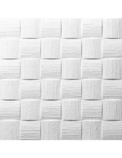 Pannello In Polistirolo Per Pareti E Soffitti 50x50 Dublin (10mq) Spessore 9 Mm.