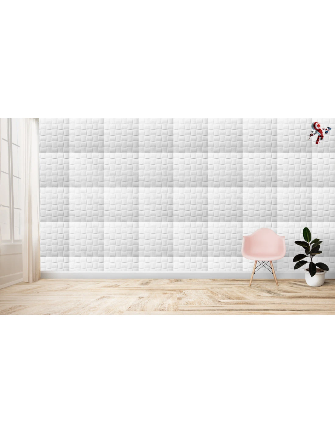 Pannello In Polistirolo Per Pareti E Soffitti 50x50 Dublin (10mq) Spessore 9 Mm. 10 Pannello In Polistirolo Per Pareti E Soffitti 50x50 Dublin (10mq) Spessore 9 Mm. - immagine 8