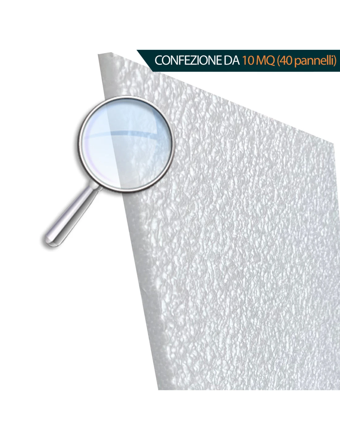 Pannello In Polistirolo Per Pareti E Soffitti 50x50 Gent (10mq) Spessore 8 Mm. 4 Pannello In Polistirolo Per Pareti E Soffitti 50x50 Gent (10mq) Spessore 8 Mm. - immagine 2