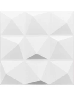 Pannello In Polistirolo Per Pareti E Soffitti 50x50 Kristal (10mq) Spessore Minimo 5 Mm.