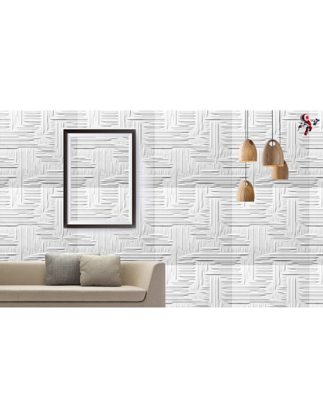 Pannello In Polistirolo Per Pareti E Soffitti 50x50 Lille (10mq) Spessore Medio 1 Cm. 12 Pannello In Polistirolo Per Pareti E Soffitti 50x50 Lille (10mq) Spessore Medio 1 Cm. - immagine 10