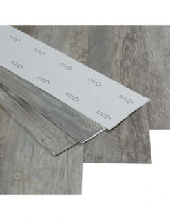 Pavimento Pvc Adesivo Effetto Legno - Listoni Finto Parquet Laminato 18.4x121.9cm Spessore 2.5mm Pacchi Da 2.47mq
