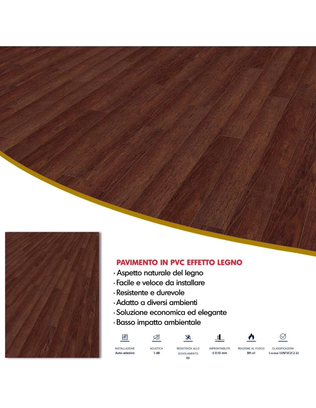 Pavimento Pvc Adesivo Effetto Legno - Listoni Finto Parquet Laminato 15.2x91.4cm Spessore 2.0mm Pacchi Da 2.20mq 11 Pavimento Pvc Adesivo Effetto Legno - Listoni Finto Parquet Laminato 15.2x91.4cm Spessore 2.0mm Pacchi Da 2.20mq - immagine 9