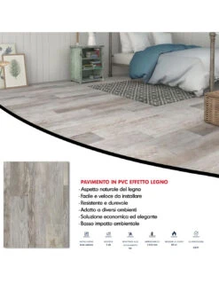 Pavimento Pvc Adesivo Effetto Legno - Listoni Finto Parquet Laminato 18.4x121.9cm Spessore 2.5mm Pacchi Da 2.47mq 16 Pavimento Pvc Adesivo Effetto Legno - Listoni Finto Parquet Laminato 18.4x121.9cm Spessore 2.5mm Pacchi Da 2.47mq -Vendite Masterbrico pavimento pvc adesivo effetto legno listoni finto parquet laminato 184x1219cm spessore 25mm pacchi da 247mq 1 5