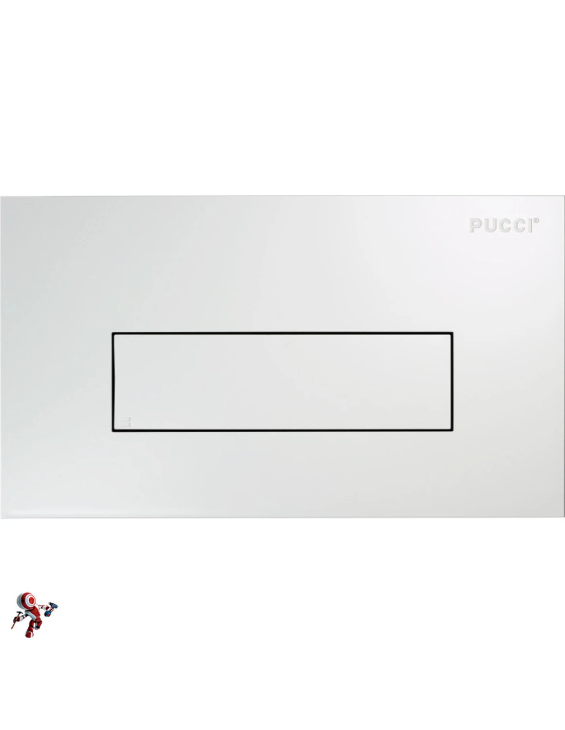 Placca Pucci Sara Bianca Cod. 80130660 3 Placca Pucci Sara Bianca Cod. 80130660