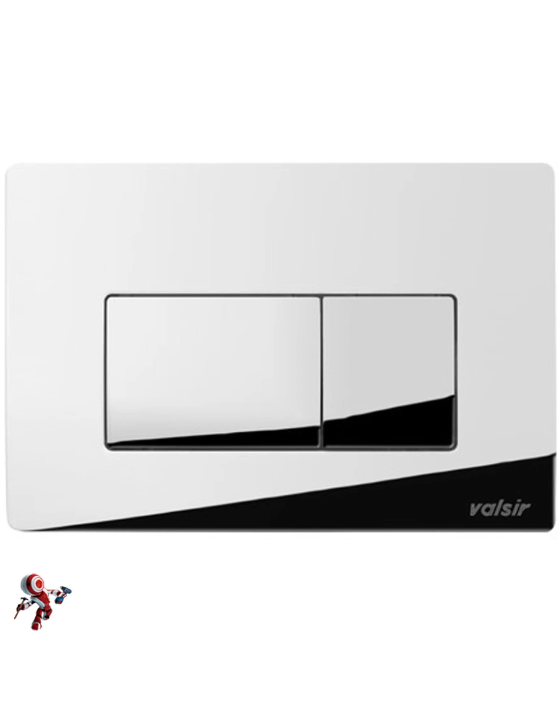 Placca Valsir Tropea 3 E Tropea S P1 VS0871335 Originale Cromata 3 Placca Valsir Tropea 3 E Tropea S P1 VS0871335 Originale Cromata