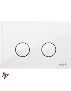 Placca Valsir Tropea 3 E Tropea S P4 VS0869301 Originale Bianca