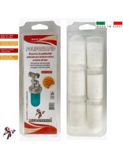 Ricariche Polifosfati Per Caldaie 6 Pezzi Pronte All'uso Adatto A Tutti I Dosatori
