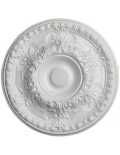 Rosone In Polistirolo Per Soffitto E Parete Mod. Emilia Diam.48 Cm