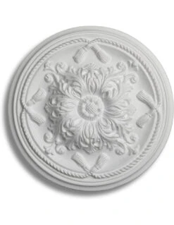 Rosone In Polistirolo Per Soffitto E Parete Mod. Esmeralda Diam.45 Cm