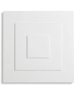 Rosone In Polistirolo Per Soffitto E Parete Mod. Yvonne 32x32 Cm