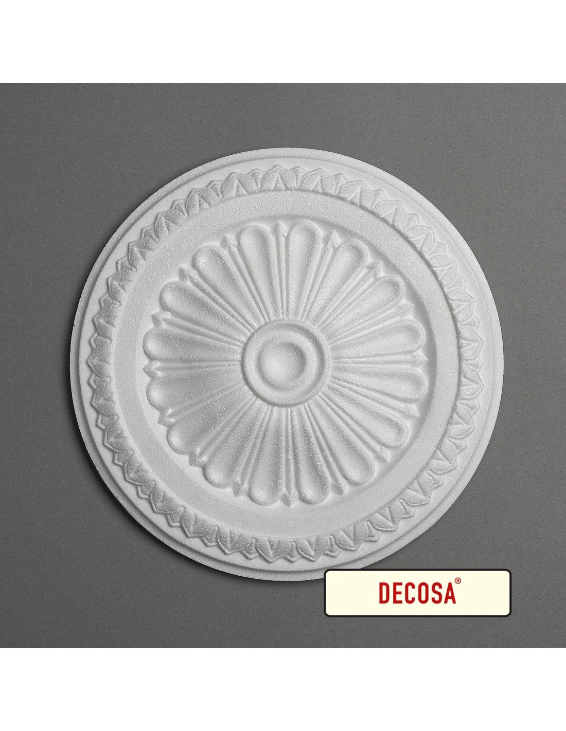 Rosone In Polistirolo Per Soffitto E Parete Mod. Donatella Diam.32 Cm 3 Rosone In Polistirolo Per Soffitto E Parete Mod. Donatella Diam.32 Cm - immagine 2