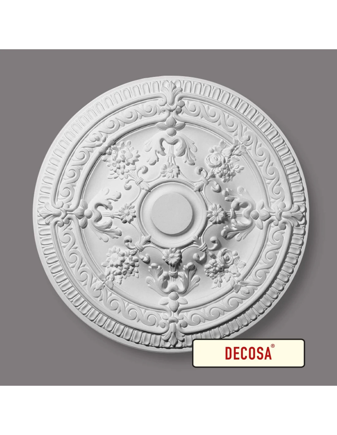 Rosone In Polistirolo Per Soffitto E Parete Mod. Elena Diam.63 Cm 4 Rosone In Polistirolo Per Soffitto E Parete Mod. Elena Diam.63 Cm - immagine 2