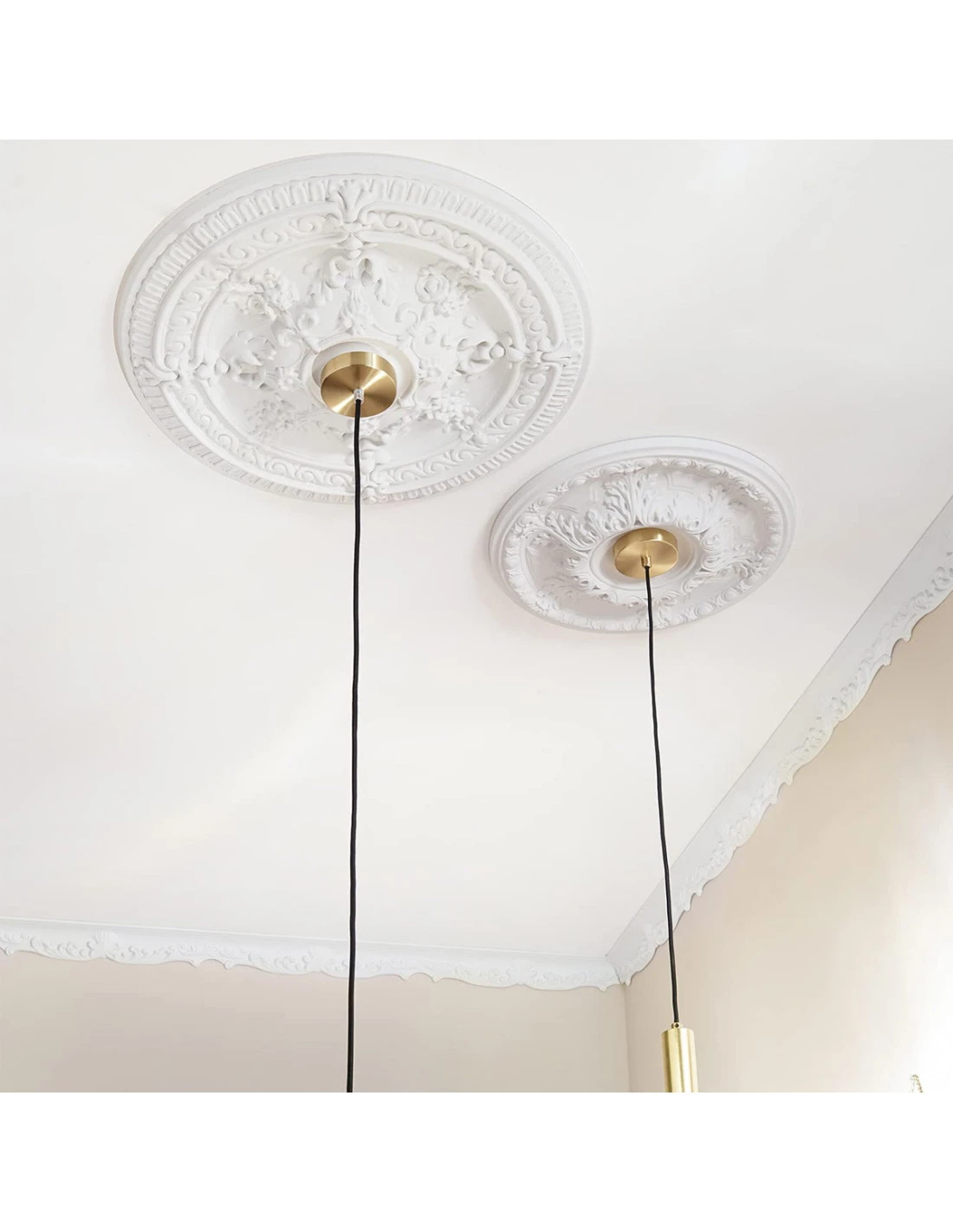 Rosone In Polistirolo Per Soffitto E Parete Mod. Elena Diam.63 Cm 6 Rosone In Polistirolo Per Soffitto E Parete Mod. Elena Diam.63 Cm - immagine 4