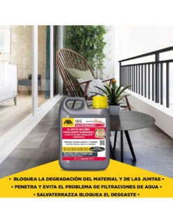 FILA SALVATERRAZZA LT.5 Protettivo Consolidante Anti Infiltrazione Base Solvente -Vendite Masterbrico salvaterrazza lt5 2