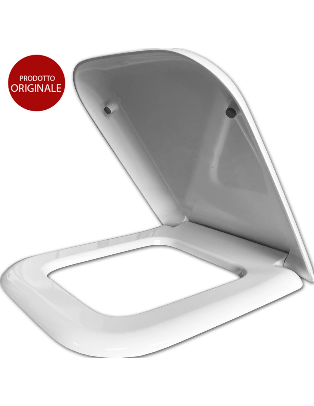 Copriwater Ceramica Cielo Modello Shui Originale Bianco Chiusura Soft Close Rallentata Ammortizzata 4 Copriwater Ceramica Cielo Modello Shui Originale Bianco Chiusura Soft Close Rallentata Ammortizzata - immagine 2