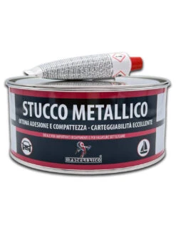 Stucco Metallico Carrozzeria Auto Moto Vespa Bicomponente Con Catalizzatore 750 Ml Sovraverniciabile