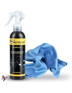 Synpol - Kit Detergente Per Plastiche Più Panno In Microfibra